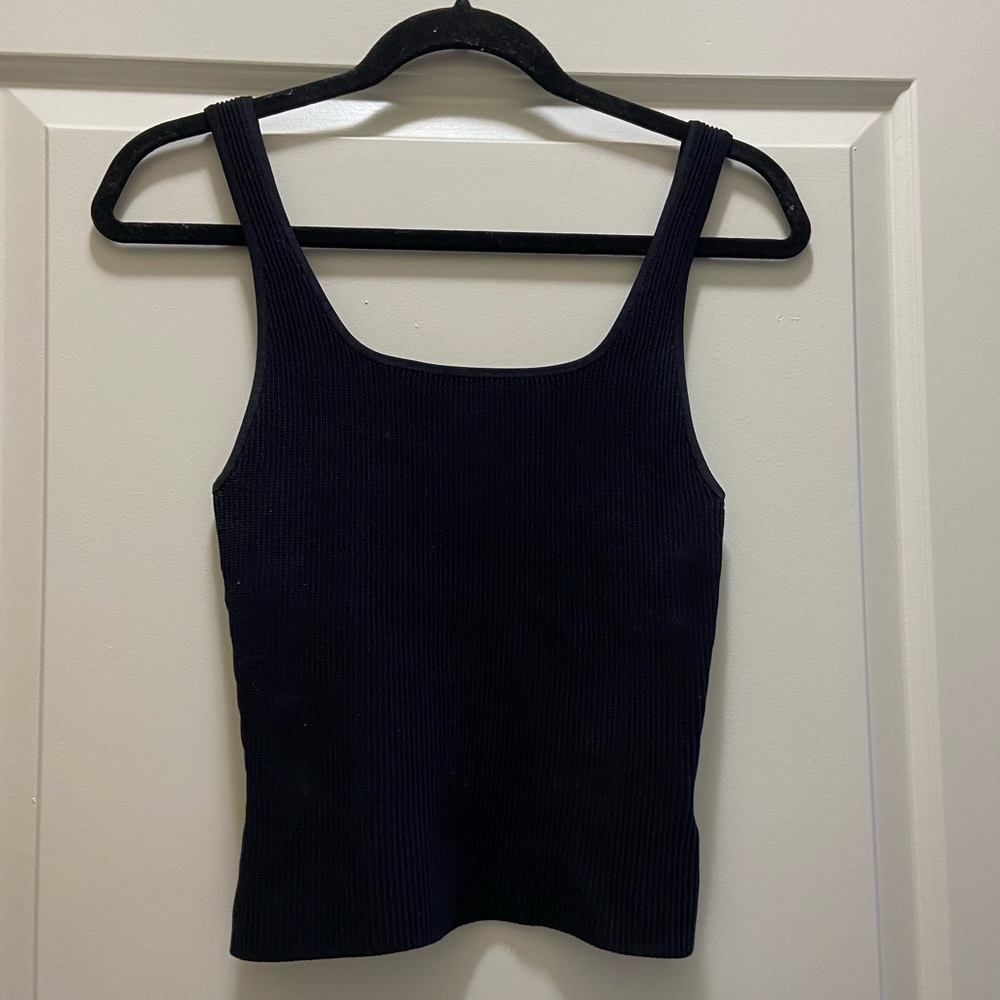 Aritzia Sculpt Knit Squareneck tank